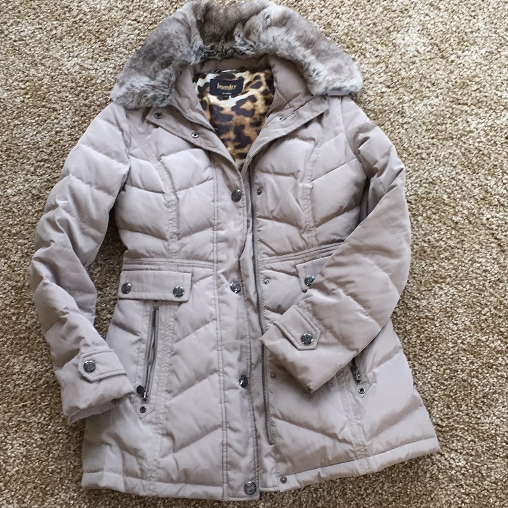 Laundry by shelli segal down puff parka xs